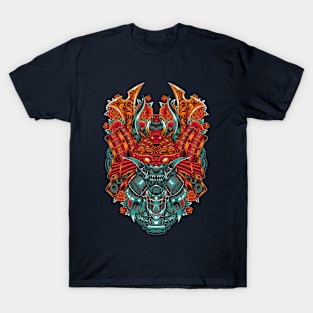 Gas Mask Samurai T-Shirt